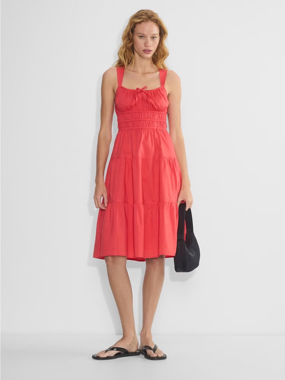 Aritzia Sunday Best Martine Poplin Midi Dress